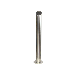 114mm Base Plate Bollard with 304 Grade Stainless Steel with Angled Top