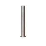 141mm x 1200mm Base Plate Bollard 316 Stainless Steel with Flat Top