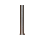 168mm x 1200mm Base Plate Bollard 316 Stainless Steel with Flat Top
