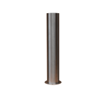 219mm x 1200mm Base Plate Bollard 316 Stainless Steel with Flat Top